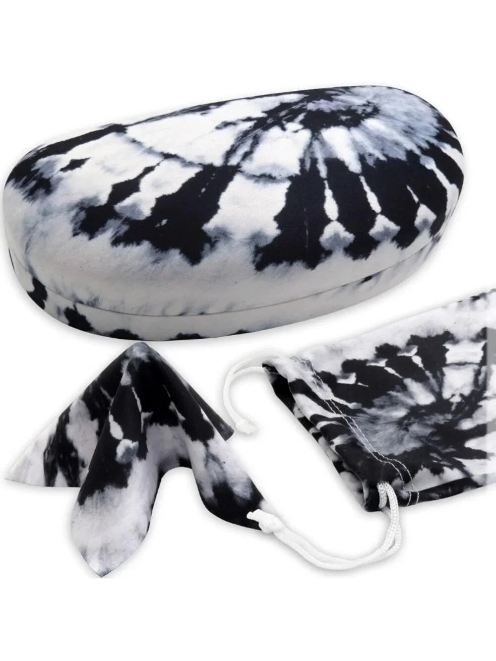 Durable Hard Shell Sunglasses Case for Women - Large Eyeglass Holder with Pouch